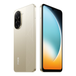 POCO C71 smartphone 3GB+64GB version in gold color