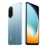POCO C71 smartphone 3GB+64GB version in blue color