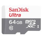 Sandisk 64GB Ultra microSDXC Memory Card Model SDSQUNR-064G-GN3MN