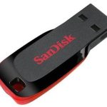 זיכרון נייד SanDisk Cruzer Blade USB - דגם SDCZ50-032G-B35 - נפח 32GB - צבע שחור