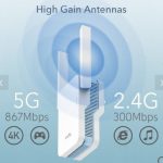 CUDY RE1200 AC1200 Dual Band Wi-Fi Range Extender