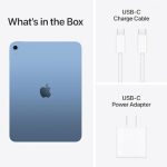 Apple iPad 11-inch: A16 chip, 11-inch Model, Liquid Retina Display, 128GB, Wi-Fi 6, 12MP Front/12MP Back Camera, Touch ID, All-Day Battery Life — Blue