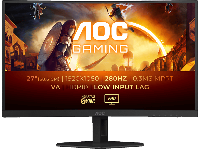 1772652113_fee-786-587-png-2.png AOC GAM C27G4ZXE 27" curved monitor 280HZ – תמונה 1