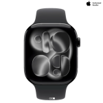 שעון חכם 46mm Watch 11 GPS Jet Black Aluminium Black Band