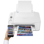 מדפסת דיו 3 ב-1 Canon TS3751I WH