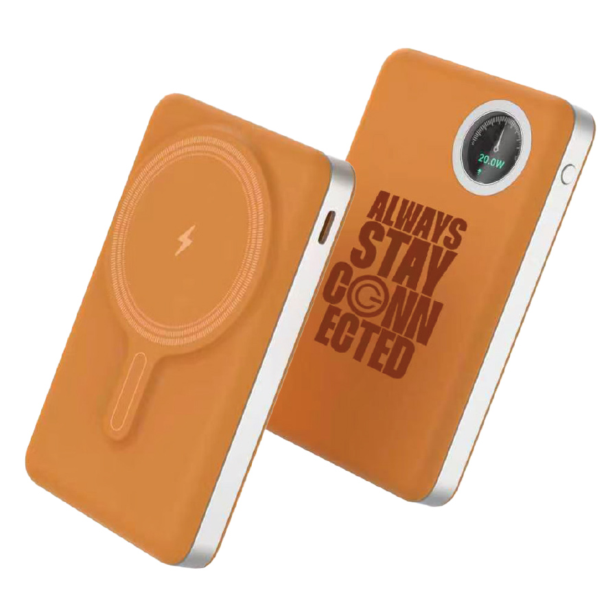 1790758822_WEBLET-ORANGE-1.jpg סוללת גיבוי ENERGY MLPD10K 10000mAh Magsafe Orange – תמונה 1