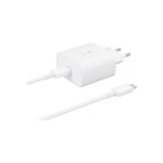 ראש מטען 45W בחיבור USB Type-C מבית Samsung - צבע לבן