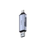 CUDY 2-IN-1 Dual USB 3.0 SD/TF Card Reader