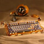 מקלדת גיימינג מכנית אלחוטית GravaStar Mercury K1 Pro צהוב