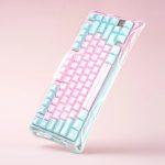 מקלדת מכנית אלחוטית GravaStar Mercury K1 Lite 75% Lumen Rose