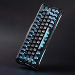 מקלדת גיימינג GravaStar Mercury V60 Pro Magnetic Switch Cyber Frost Black