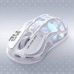 עכבר גיימינג אלחוטי GravaStar Mercury M2 Opaline White